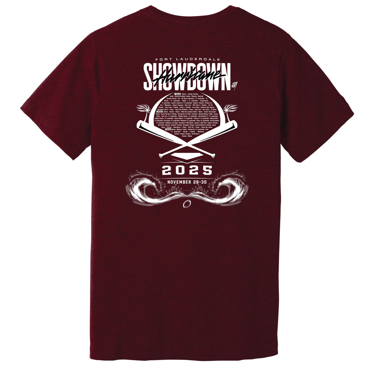 "Teams" T-shirt - 2025 Hurricane Showdown - 50% off